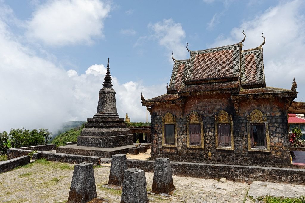 Five Sailboats Pagoda, Bokor Mountain